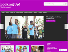 Tablet Screenshot of lookingupthemovement.com